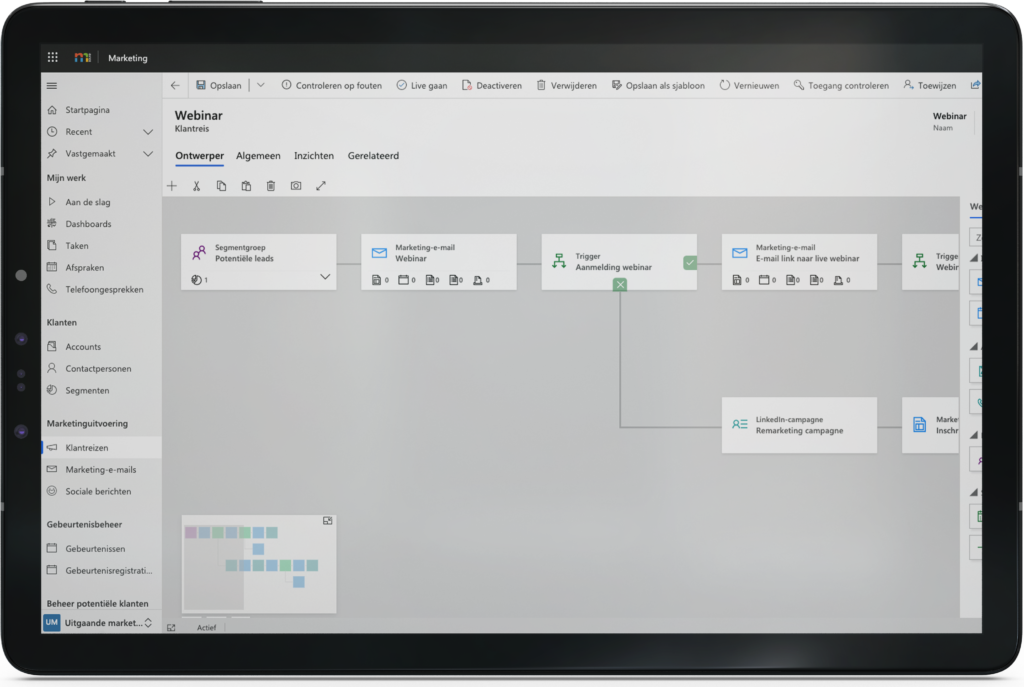 Dynamics 365 klantreis maken